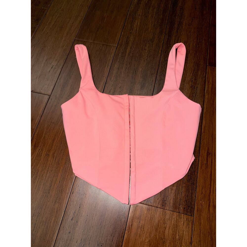 pink corset-style top TikTok medium shirt